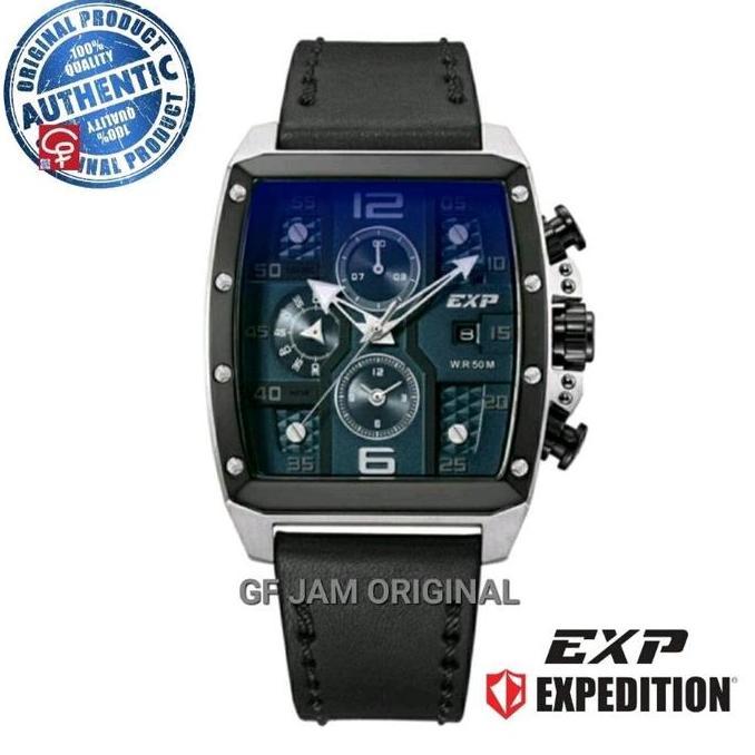 JAM TANGAN PRIA EXP EXPEDITION E6636 E 6636 LEATHER ORIGINAL