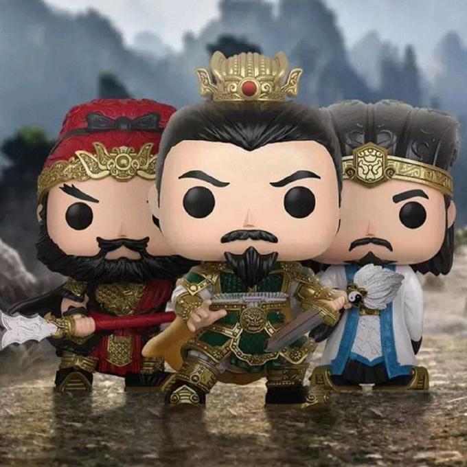 HOT SALE FUNKO POP ASIA THREE KINGDOMS GUAN YU ZHUGE LIANG LIU BEI CAO CAO TERMURAH