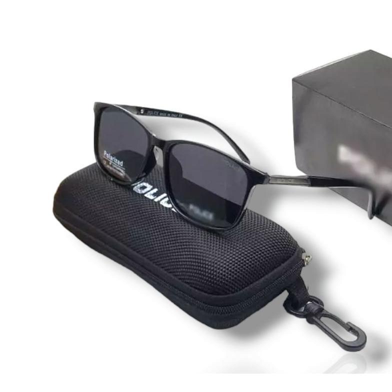 Banting Harga Kacamata Polarized Lensa Anti Radiasi Frame Police / Kaca Mata Hitam Pria Dan Wanita