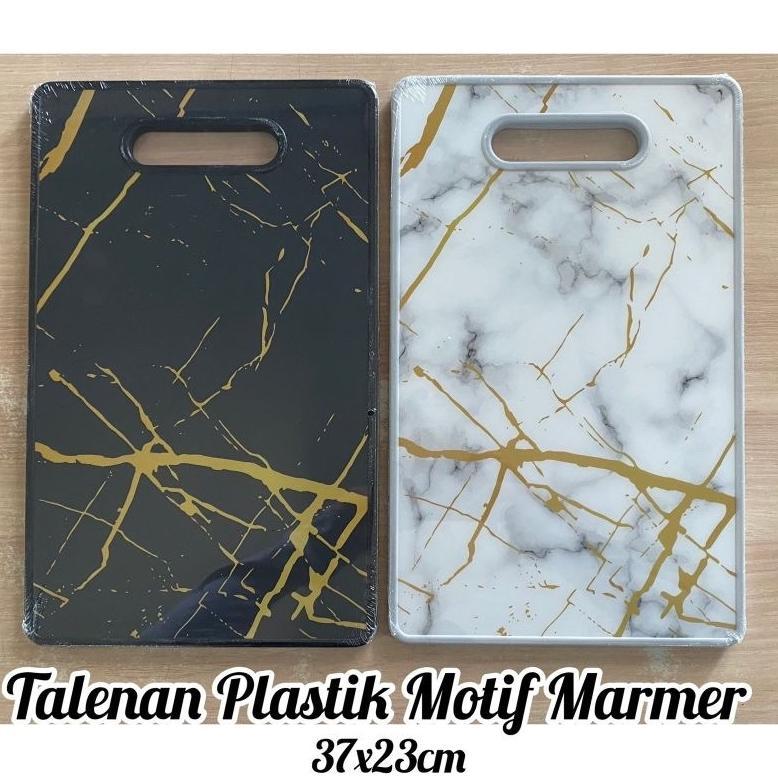 TERMURAH Talenan plastik marble marmer anti lengket TEBAL / talenan motif keramik marmer / talenan m