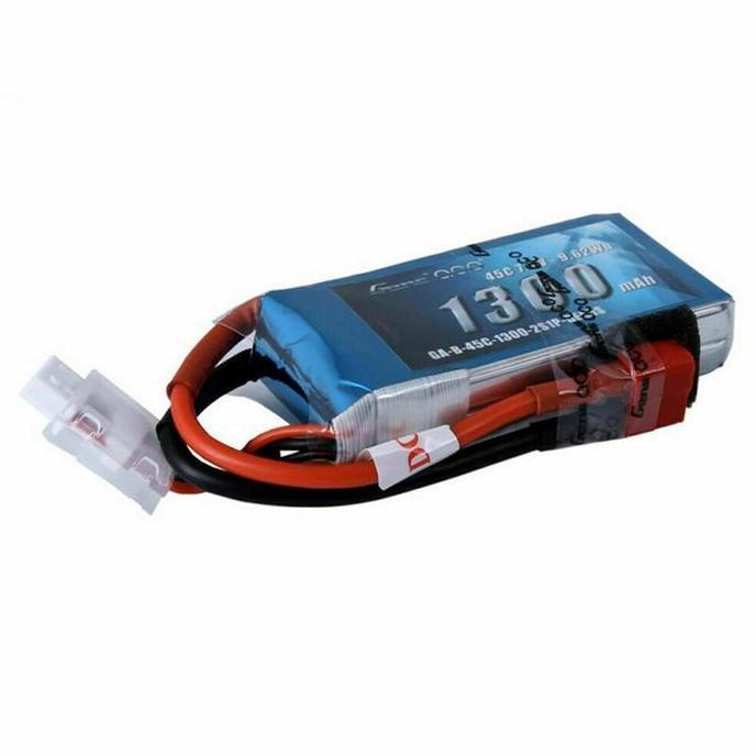 BATTERY LIPO BATERAI LIPO GENS ACE 1300MAH 7.4V 45C DEAN C