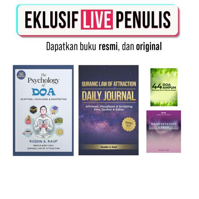 Seratiyastiga1 - ( SPESIAL AWAL TAHUN BELI 1 DIKIRIM 3 ) BUKU The Psychology of Doa dan buku Daily J