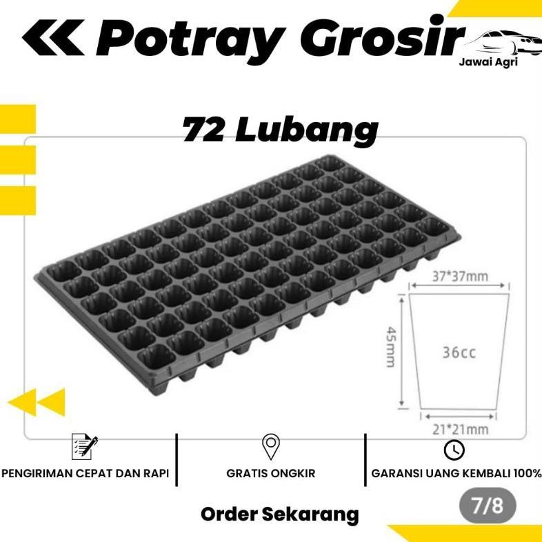 Promo Cod Grosir  Tray Semai Termurah Berkualitas Isi 32, 50, 72, 105, 128, 200 Lubang ><