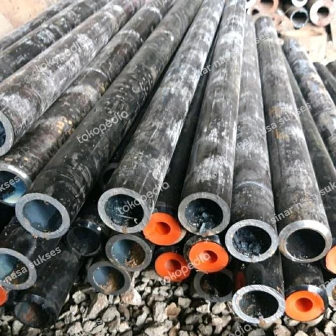 Pipa besi ukuran od 40mm tebal 3mm panjang 3,7m pipa carbon steel
