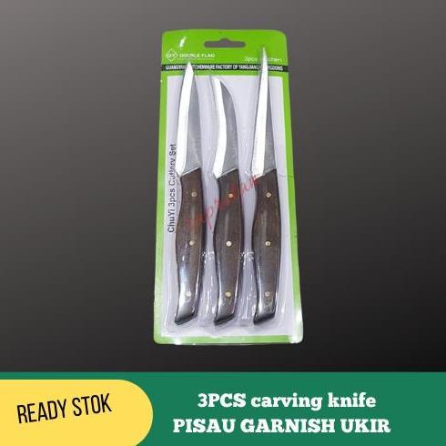 PISAU GARNISH UKIR SET SAYUR BUAH bonsai buah kelapa