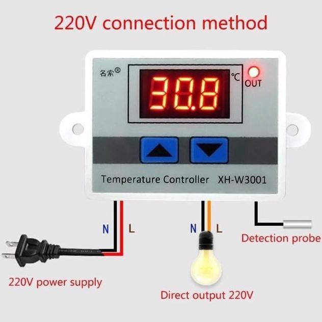Termostat Thermostat Digital AC 220V XH-W3001