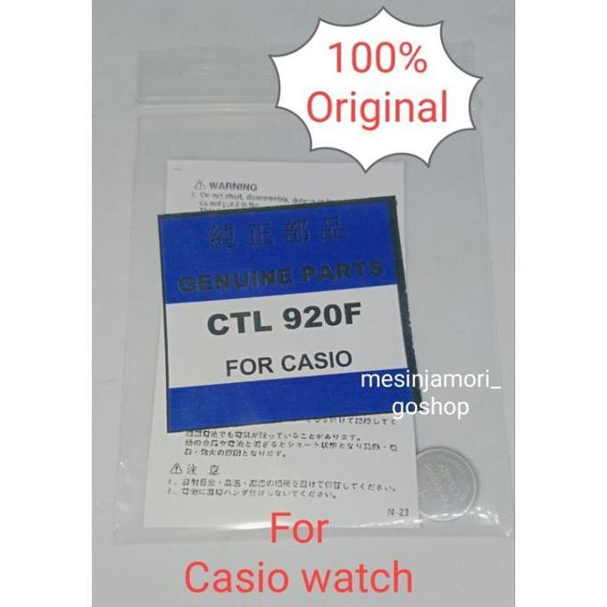baterai solar CTL920F CTL920 Casio tough solar original