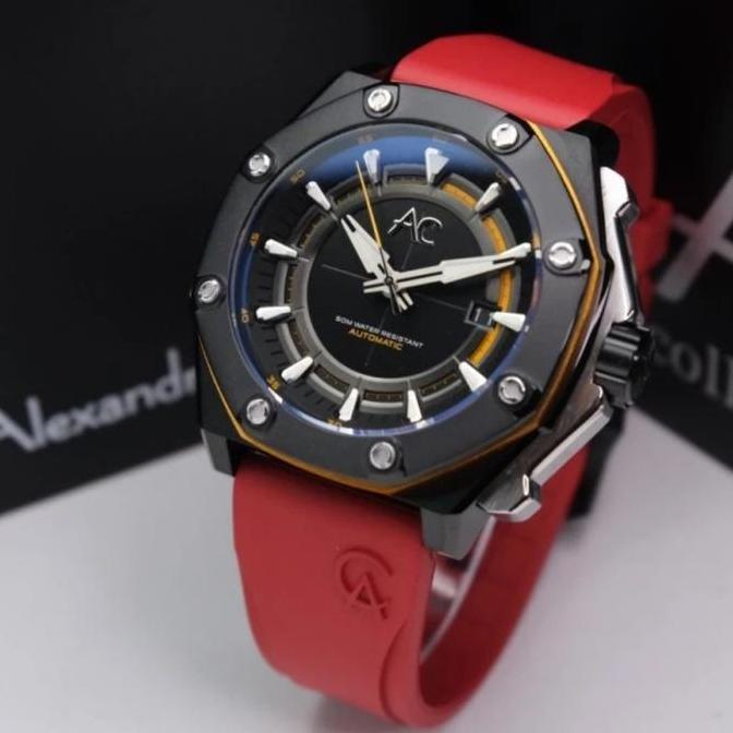JAM TANGAN PRIA AUTOMATIC ALEXANDRE CHRISTIE AC9601 AC 9601 ORIGINAL