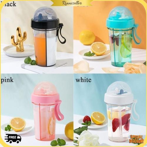 Duet Couple Bottle Travel Botol Minum Duet Use Bottle Dua Sisi - Botol 2 Sisi - Zansenshop Paling La