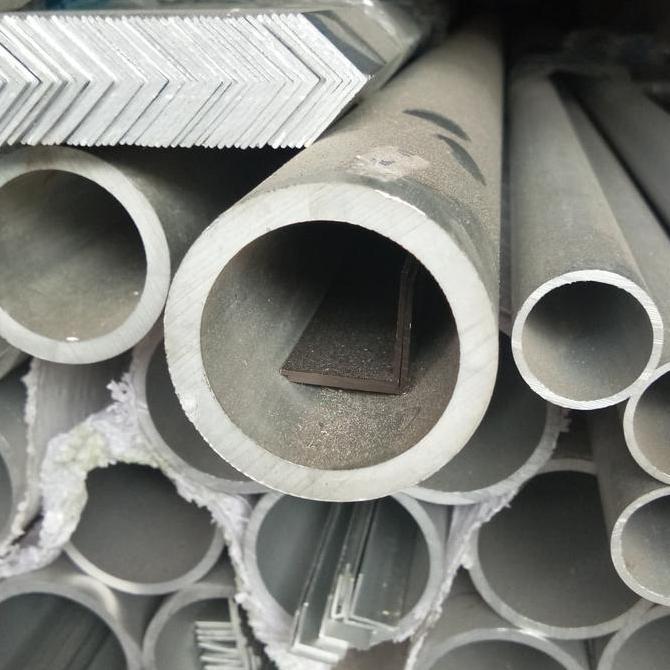 pipa dural od 50.8mm tebal 6mm - panjang 1 meter pipa aluminium alumunium dural