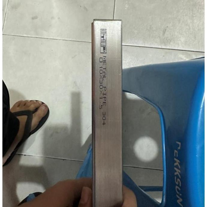 Pipa Hollow 3 M Stainless Kotak 10 x 30 Mm Track Pipa Kotak Stainless 3 Meter Holo Kotak 1 x 3 Cm Pa
