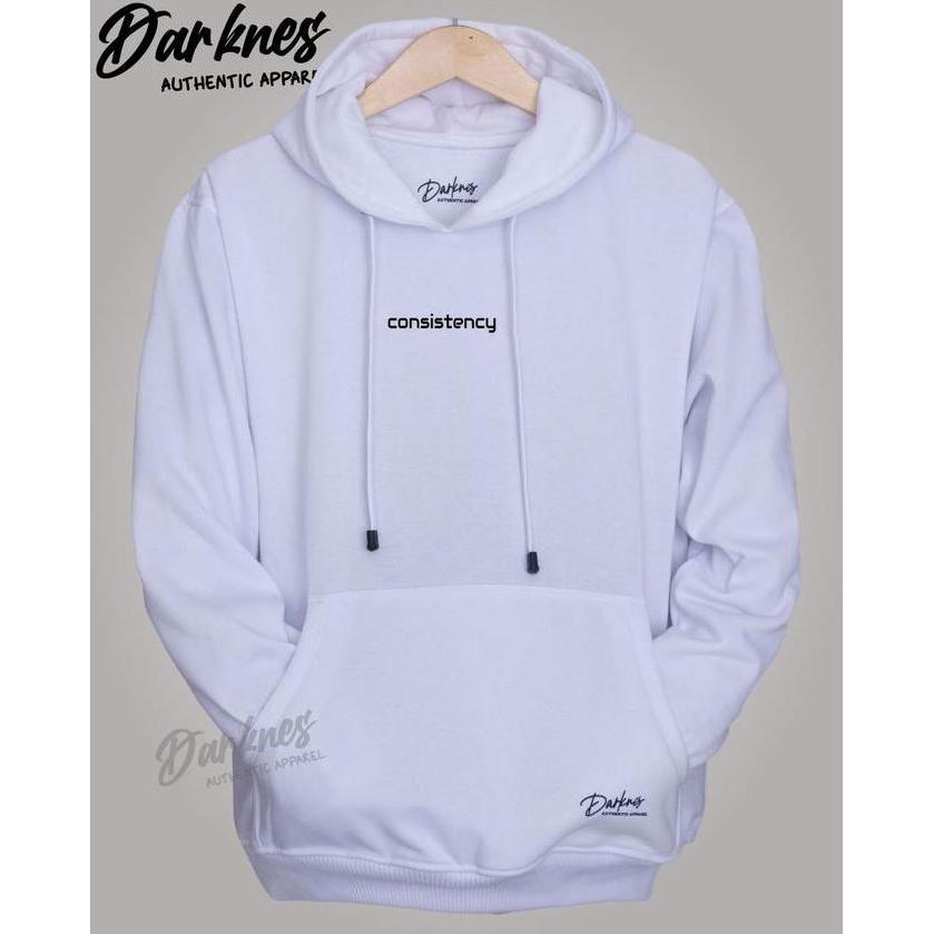DV4 - Hoodie Pria Terbaru Brand Darkness Hight Quality  List Terlaris Warna Cream Original Bandung S