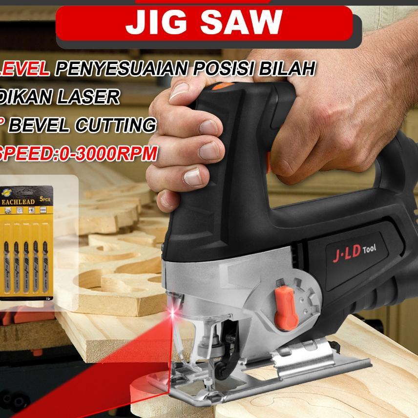 Jld Jig Saw Laser 580Watt Gergaji Listrik Mesin Potong Jigsaw Jld Tools Mesin Gergaji Ukir Jigsaw Un