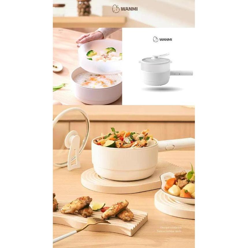 Xiaomi Wanmi 1.5L Multifunctional Electric Cooking Pot with Steamer