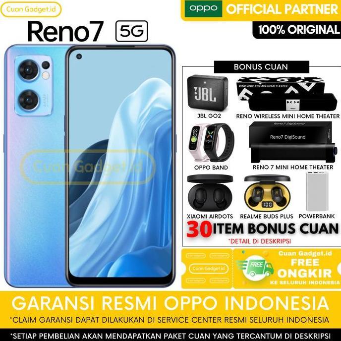 OPPO RENO 7 5G 13/256 (8GB+5GB EXTENDED RAM) RENO7 8/256 GARANSI RESMI