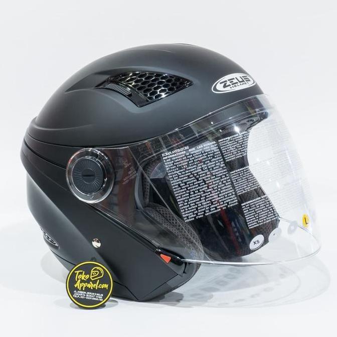 HELM HALF FACE ZEUS ZS-610 BLACK MATT