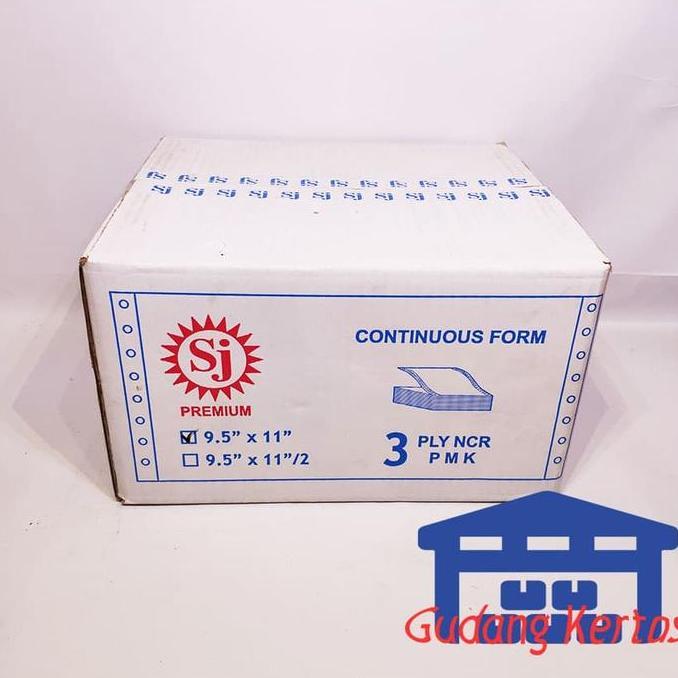 TERBARU - CONTINUOUS FORM 9.5 X 11 3PLY SJ PREMIUM