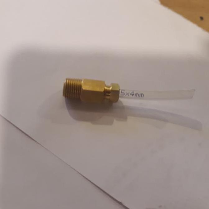 NEPLE KUNINGAN NEPEL KUNINGAN NEPEL CONNECTOR KUNINGAN INSERT 6MM 1/4" DISKON