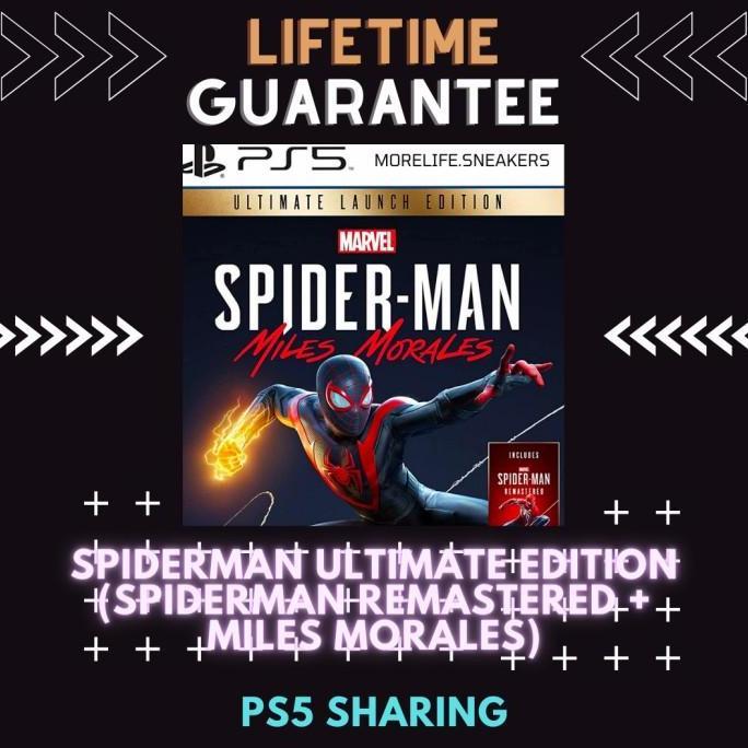 Spiderman Miles morales ultimate edition for PlayStation 5, PS5 Digital & disc