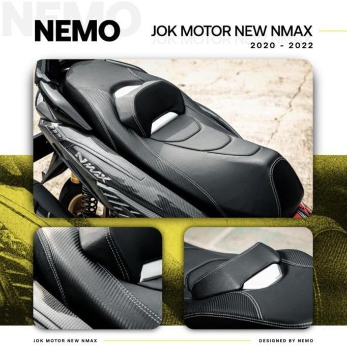 Jok Belakang Merek Nemo New Nmax 2020 2 2023 Set Carbon