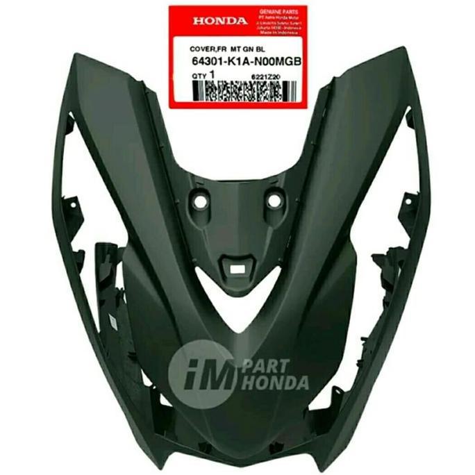 COVER FR PANEL TAMENG DASI BEAT STREET LED HITAM DOFF 64301-K1A-N00MGB