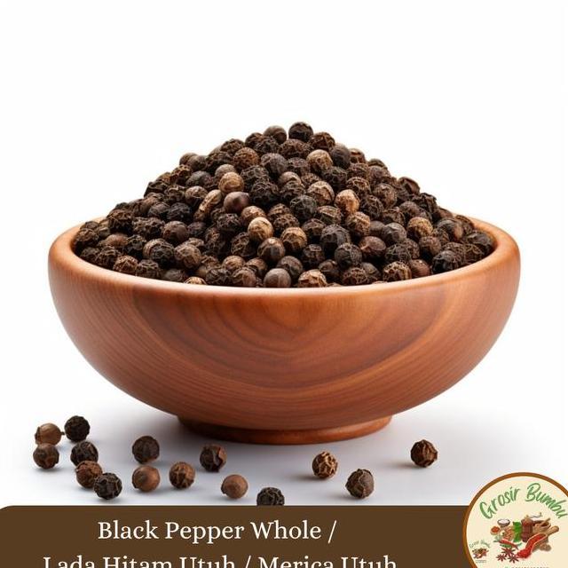 Ready Bla Pepper Whole 1Kg Lada Hitam Utuh Merica Utuh
