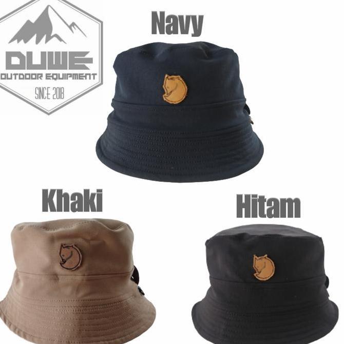 OOTD BUCKET HAT FJALLRAVEN LOKAL-BUCKET HAT-TOPI RIMBA PRIA WANITA OOTD