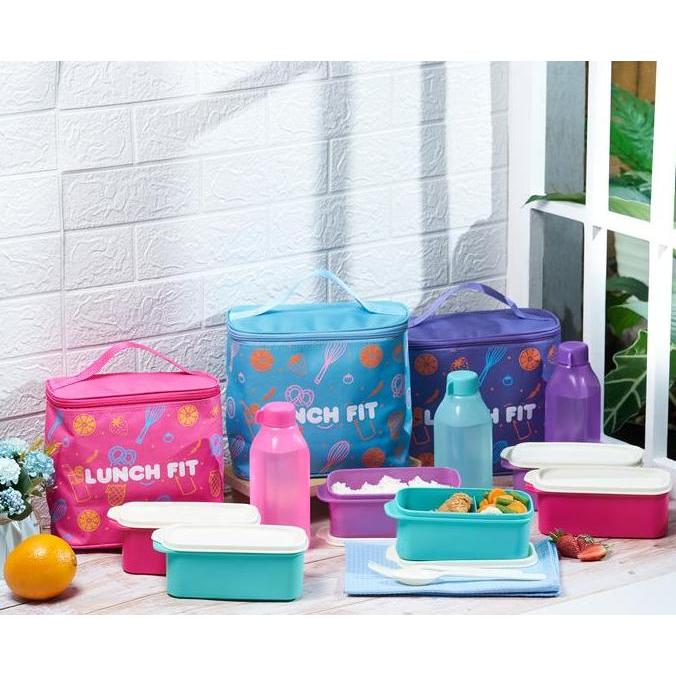 Asepkaromm - Set Tas Bekal Jennie Lunch Fit Lunch Bag 5 set -