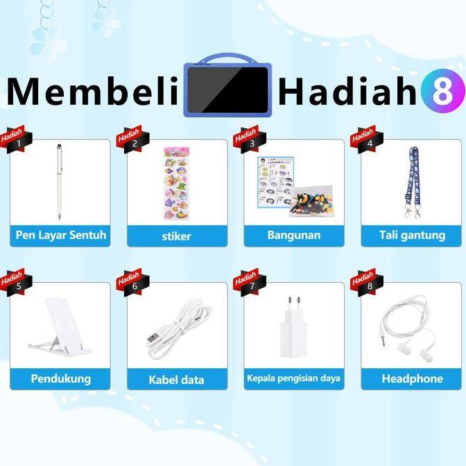Briliea122 - HancdonCOD/A15/IPS Screen Tablet Study Kids Astronout Tablet Anak Tablet Edukasi/Tablet