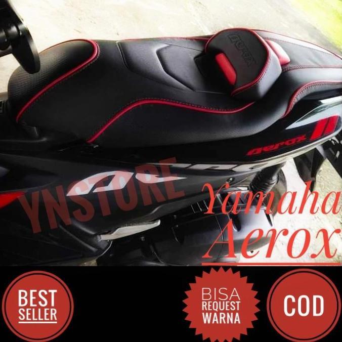 kulit jok mbtech Aerox 125 155 160 Custom Eropa Sarung Jok Terbaru