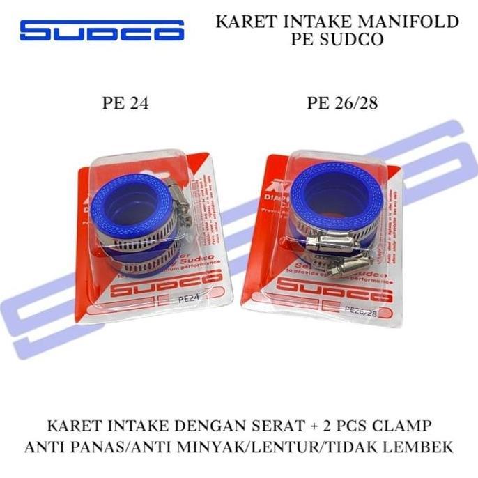 KARET INTAKE ORI ANTI PANAS ANTI MINYAK PE KARBU STANDARD 24 26 28 BAUT SAMBUNGAN THROTTLE TROTEL TR