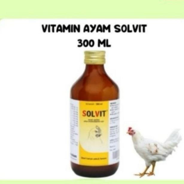 Terlaris 300 Ml Solvit Vitamin Ayam Telur Berbobot Berbibit By Medion