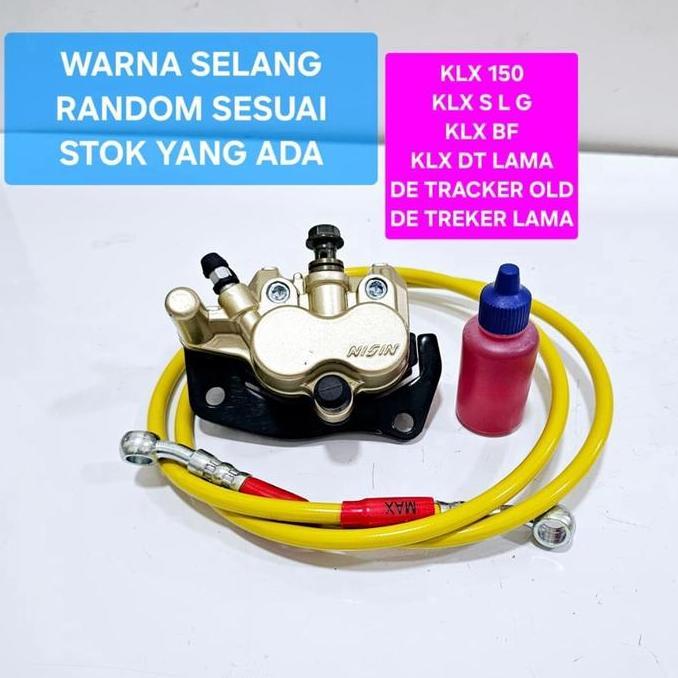 KALIPER CAKRAM DEPAN PALA BABI KLX 150 KLX S L G KLX BF KLX DT LAMA DE TRACKER TREKER LAMA SET KAMPA