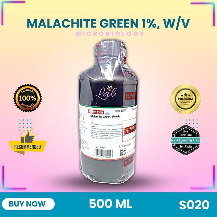 Malachite Green 1%, w/v - Pewarnaan Mikrobiologi, 500 ml