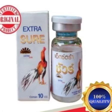 Terlaris 1 Botol Extra Sure 10 Ml Extra Putih Oat Ayam Snot Ngorok Flu Batuk Impor Thailand