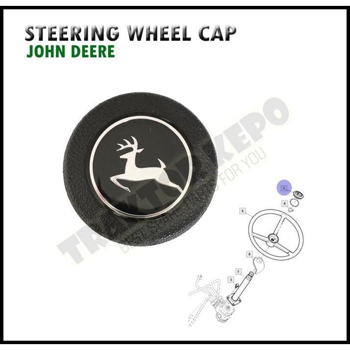 BEST DEAL STEERING WHEEL CAP AL155227 JOHN DEERE ORIGINAL 