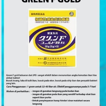 JPD Green F Gold Koi Obat Ikan Koi