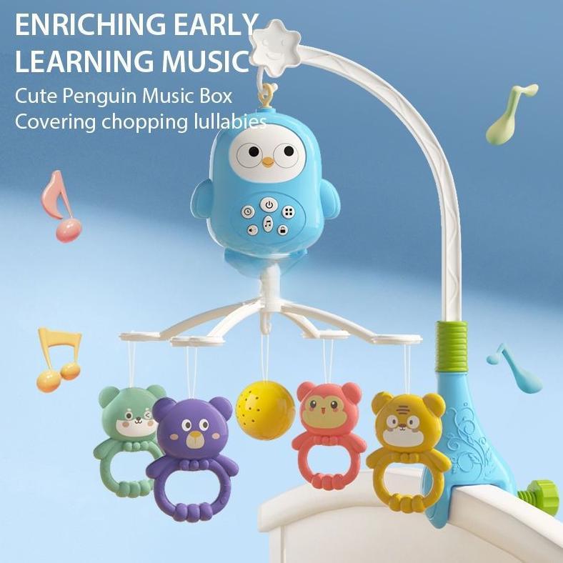 TERBARU Baby Crib Mobile Musical | Mainan Gantung Box Bayi Mainan Gantungan Musik Bayi / Crib Mobile