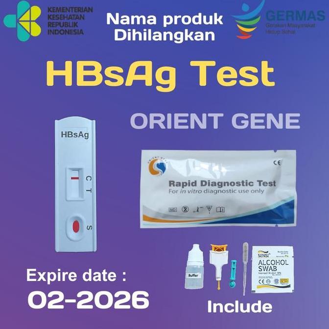 HBsag Test Card - tes Hepatitis B akurat mandiri