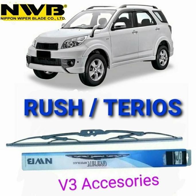 HARGA DISC - Wiper NWB Graphite RUSH/TERIOS sepasang