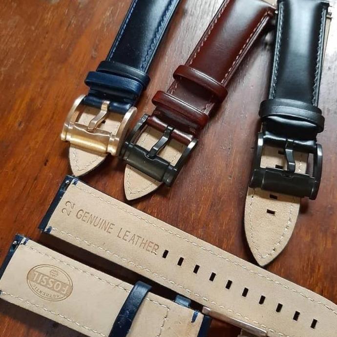 Tali Jam Tangan Kulit Fossil Strap Leather Fossil Quick Release