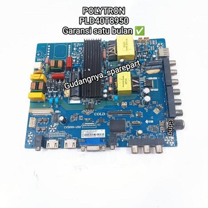 Mb POLYTRON PLD 40T8950 PLD40T8950 mainboard mobo modul mesin tv CVCU32