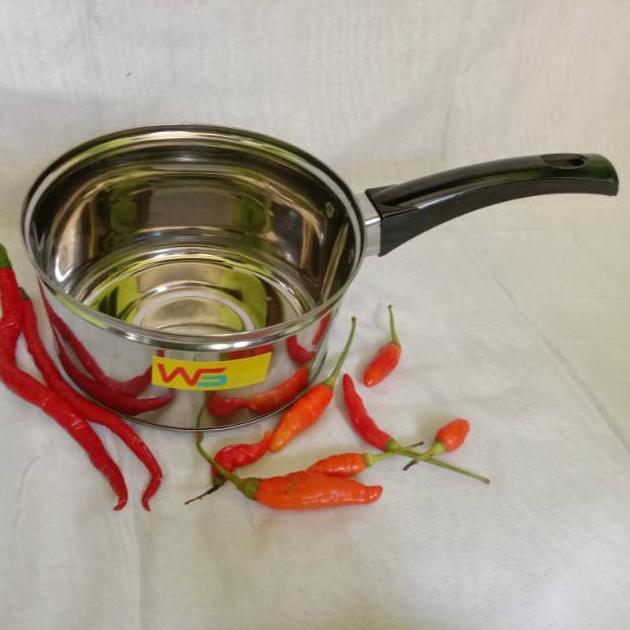 BESTPROMO Panci mie 16 stainless panci rebus panci kecil panci susu panci gagang