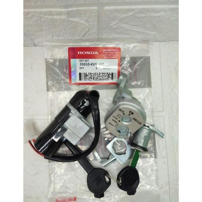 Kunci kontak set + jok motor/ key set beat karbu