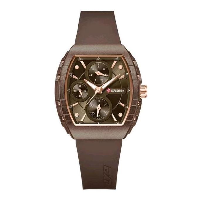 JAM TANGAN WANITA EXPEDITION E6782 E 6782 RUBBER ORIGINAL