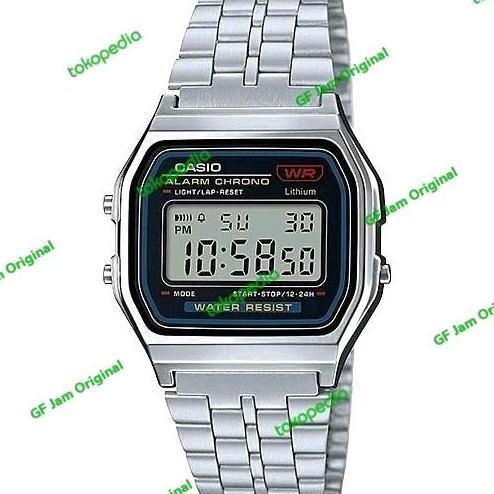 CASIO A159W-N1DF A159WA-N1DF A 159W N1DF A 159 W JAM TANGAN ORIGINAL