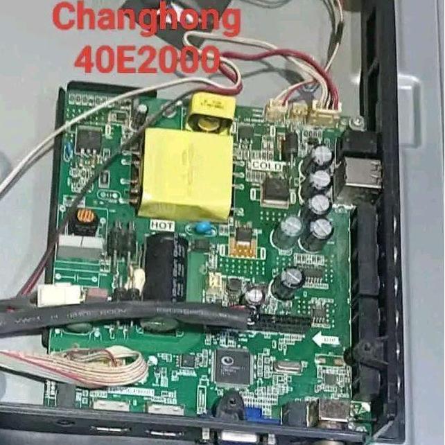 40E2000 - MB - MAINBOARD - MOTHERBOARD - MOBO - MICOM - MODUL - MESIN TV CHANGHONG 40E2000 CVCU34