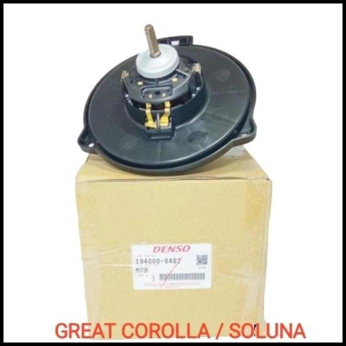 TERLARIS MOTOR BLOWER AC TOYOTA GREAT COROLLA SOLUNA ASLI DENSO ORIGINAL 