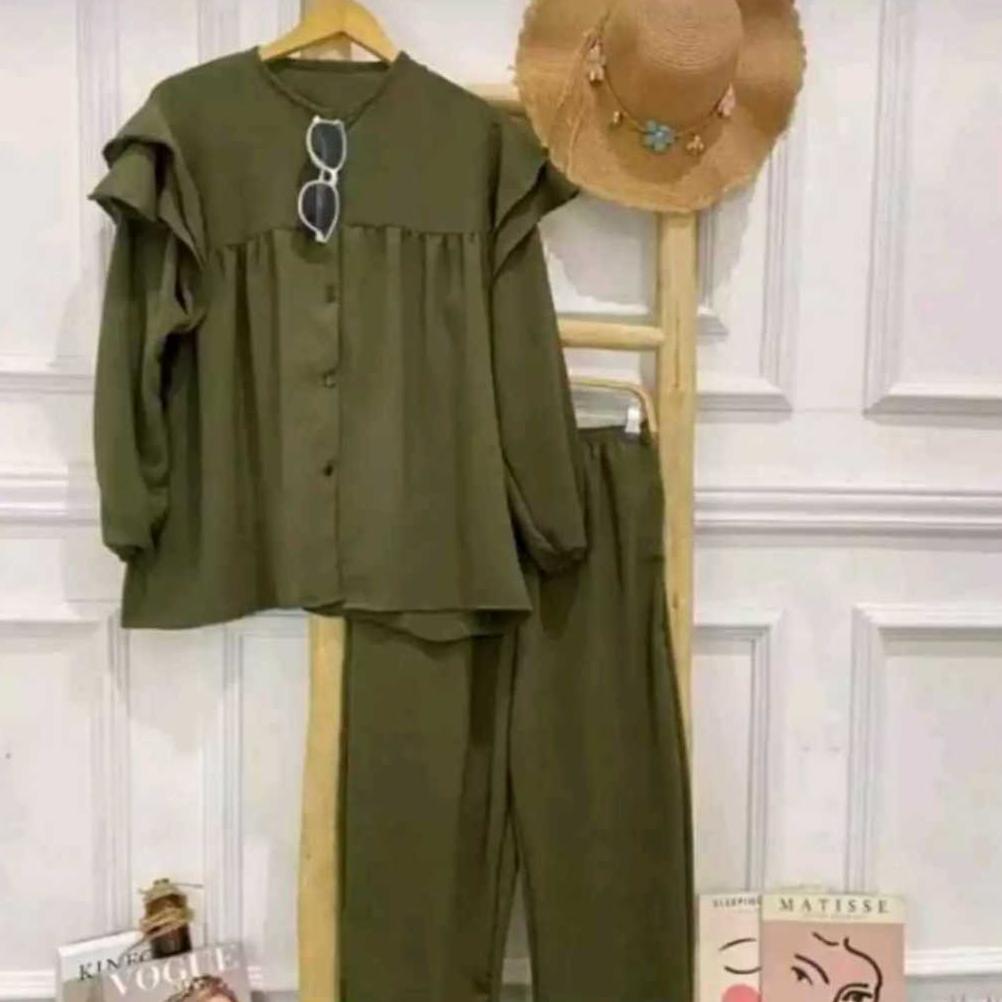 HOT SALE ONE SET WANITA / ONE SET CRINKEL WANITA REVANA / ONE SET WANITA VIRAL / SETCEL CRINKEL / ON