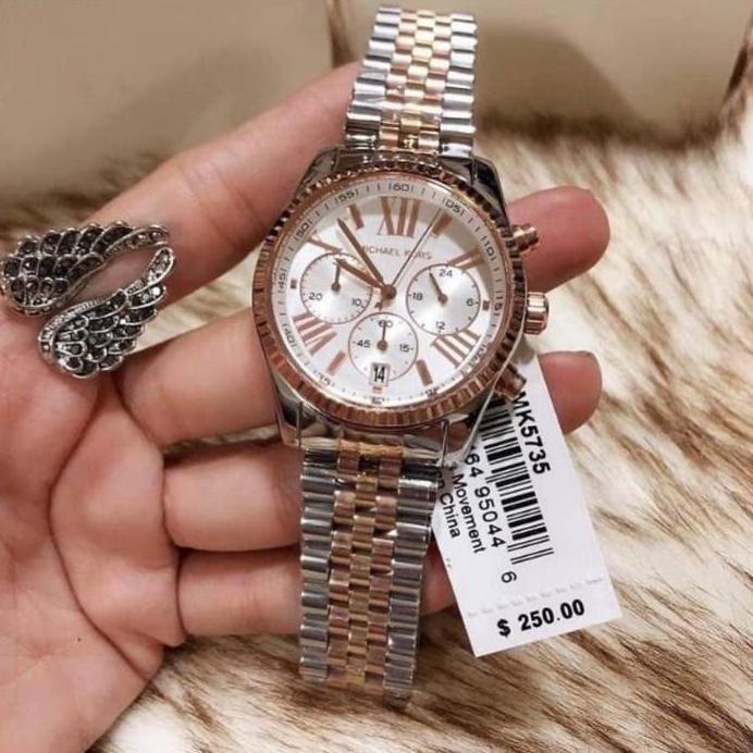 Jam Tangan Wanita MICHAEL KORS MK5735 Model Mewah Rosegold Original